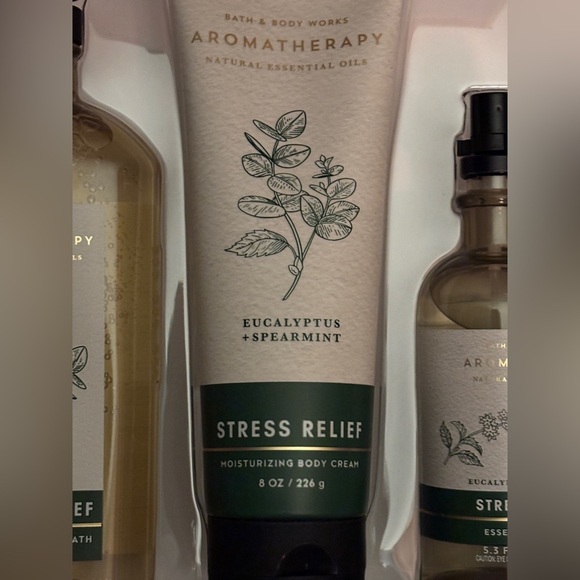 Bath and Body Works Stress Relief Eucalyptus + Spearmint Aromatherapy 3 pc. Set - Picture 5 of 10
